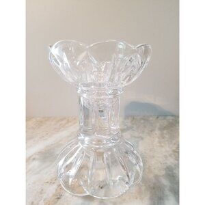 Vintage Crystal Candlestick Holder